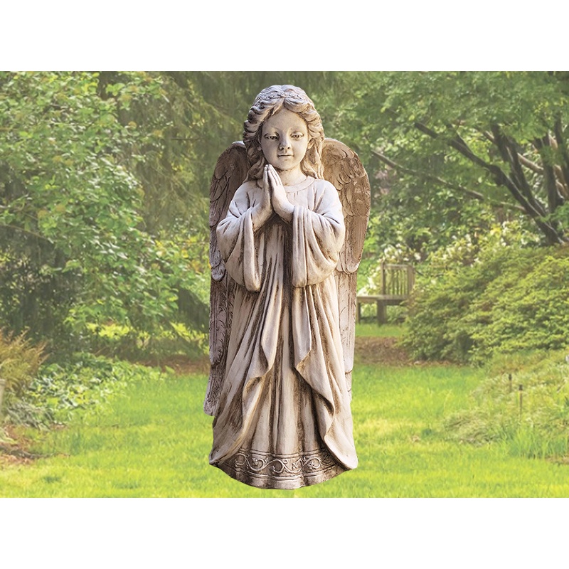 Outdoor 3175 Praying Angel Garden Statue San Francis