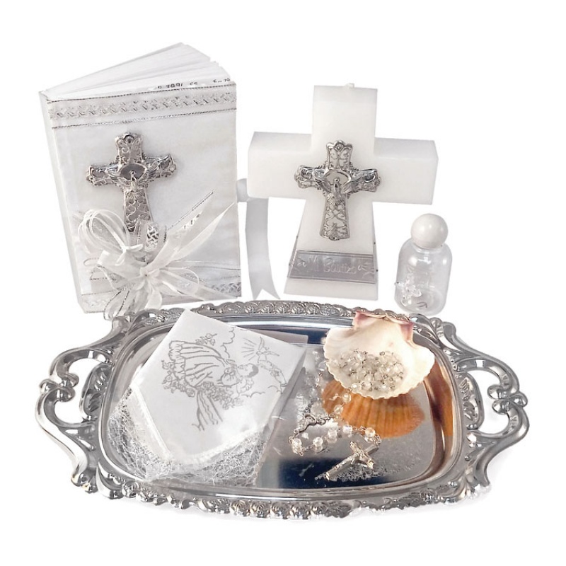 BAPTISM GIFT SET SILVER ENGLISHNEW 2016 San Francis