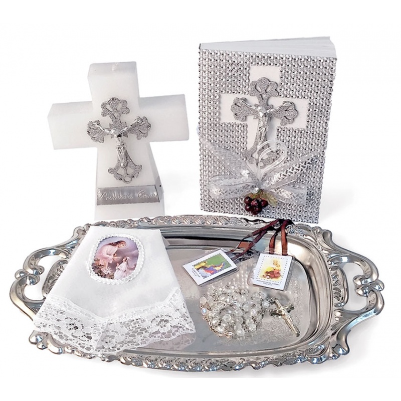 FIRST COMMUNION GIFT SET BOY ENGLISH San Francis