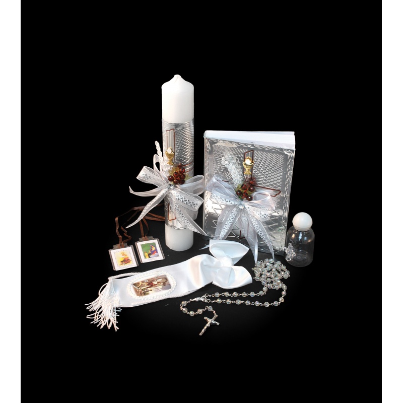 first communion candle set boy